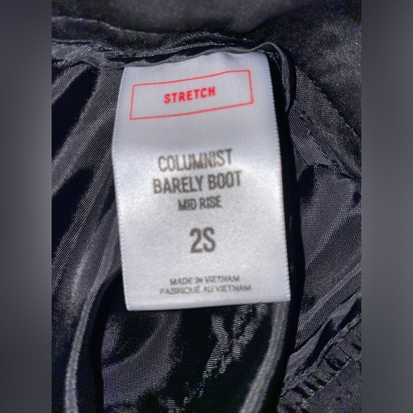 Express | Women’s Columnist Barely Boot Black Pant - Size 2S - Picture 3 of 4